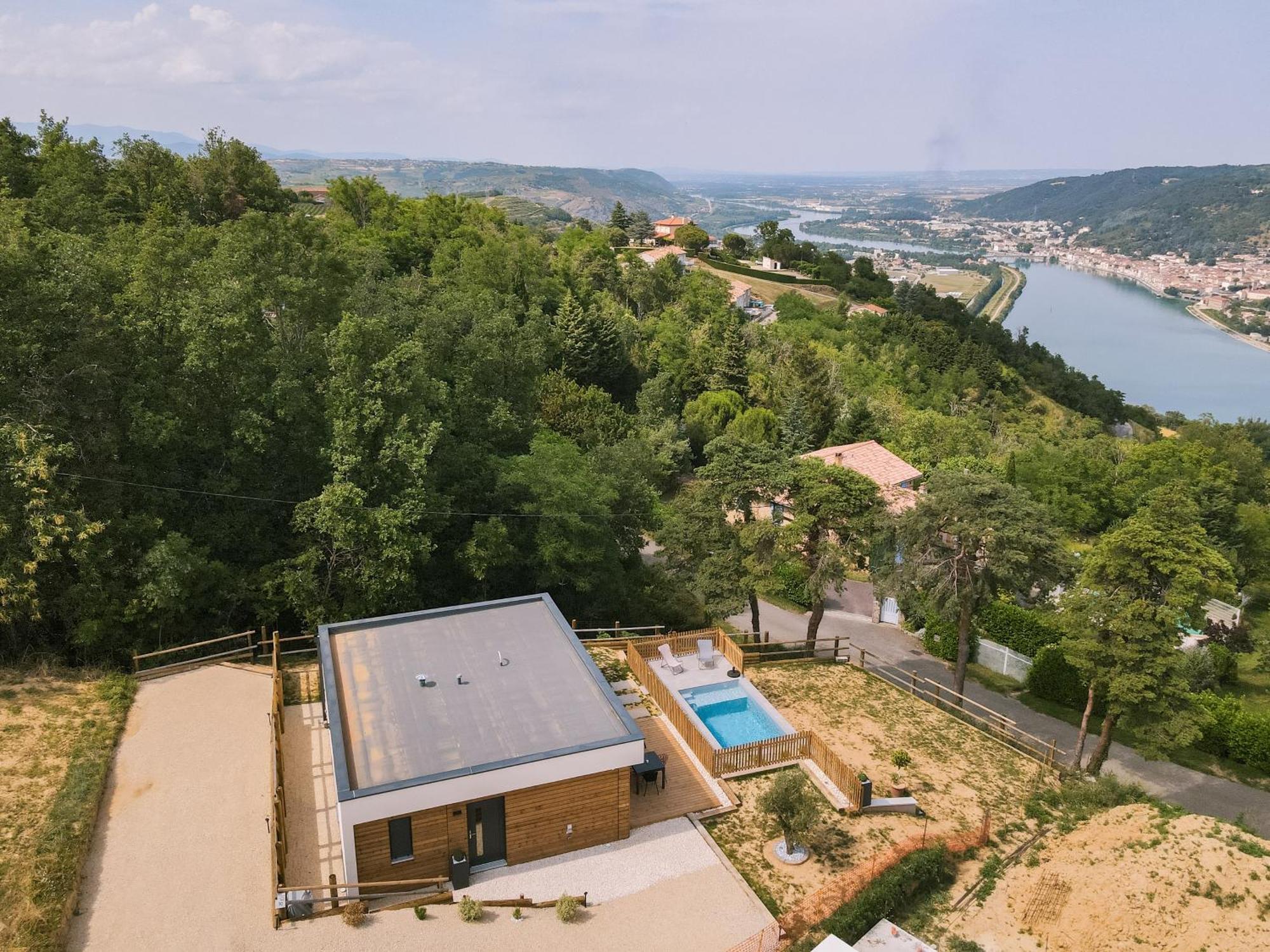 La Booa - Ecolodge En Ardeche - Piscine Privee - Ecolodgite Ozon  Ruang foto